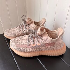 Adidas Yeezy Boost 350 V2 Pink Tan Sneakers